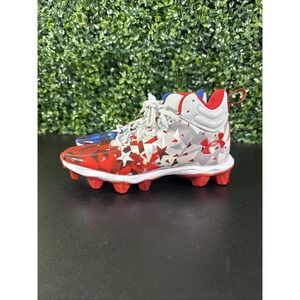 Under Armour Spotlight Fran3 JR RM USA Football Cleats Size 3.5y Kids